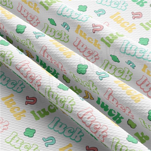 St. Patrick's Day Liverpool Bullet Textured Stretch Solid Strip Thick Knit Jersey Fabric