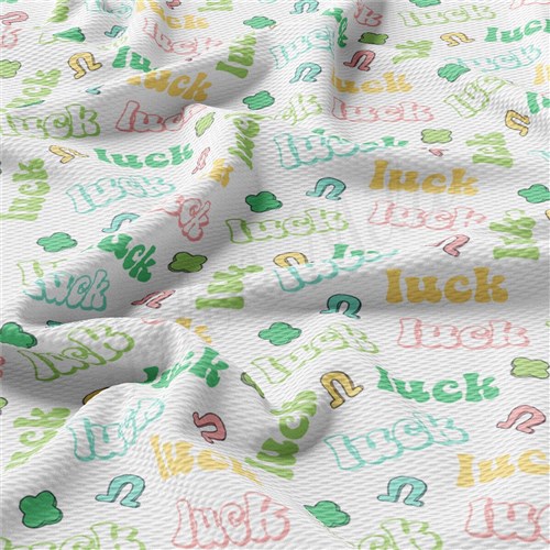 St. Patrick's Day Liverpool Bullet Textured Stretch Solid Strip Thick Knit Jersey Fabric