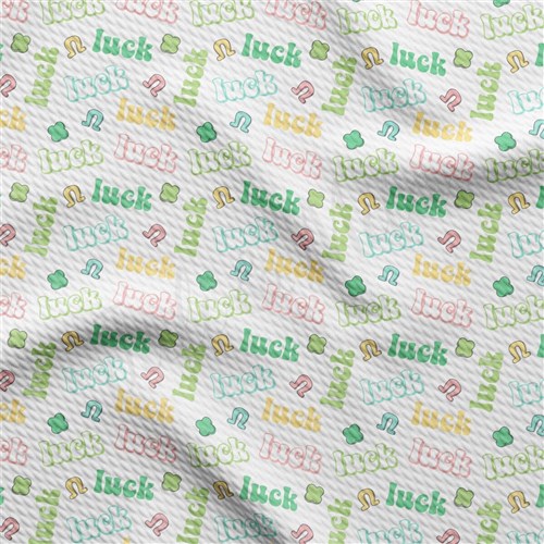 St. Patrick's Day Liverpool Bullet Textured Stretch Solid Strip Thick Knit Jersey Fabric
