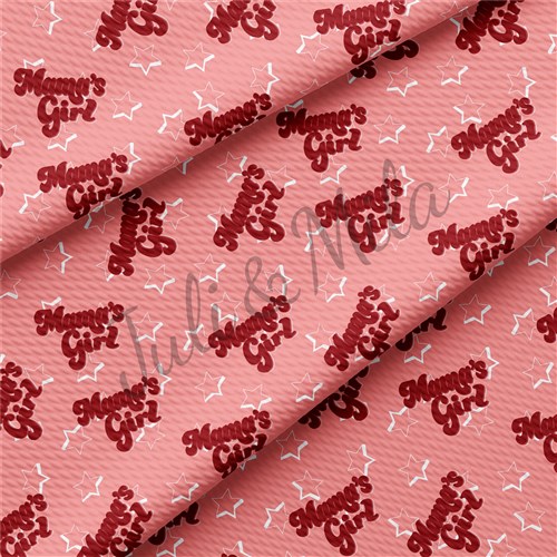 Mommy's Girl Printed Liverpool Fabric (Mama'sgirl) & Get a Free $89.99 Embroidery Bundle