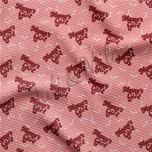 Mommy's Girl Printed Liverpool Fabric (Mama'sgirl) & Get a Free $89.99 Embroidery Bundle