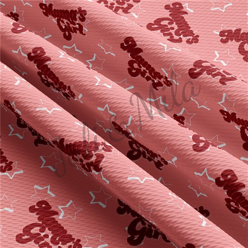 Mommy's Girl Printed Liverpool Fabric (Mama'sgirl) & Get a Free $89.99 Embroidery Bundle