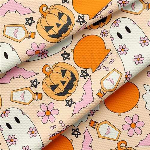 Printed Liverpool Fabric halloween AA1872 & Get a Free $89.99 Embroidery Bundle