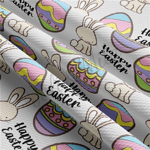 Easter Easter65 Liverpool Bullet Textured Stretch Solid Strip Thick Knit Jersey Fabric