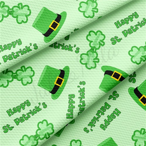St. Patrick's Day Liverpool Bullet Textured Stretch Solid Strip Thick Knit Jersey Fabric