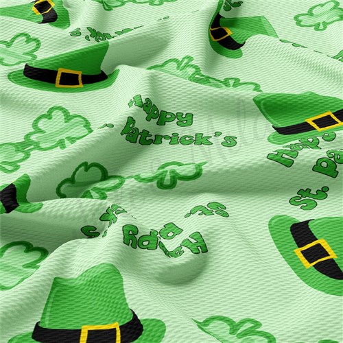 St. Patrick's Day Liverpool Bullet Textured Stretch Solid Strip Thick Knit Jersey Fabric
