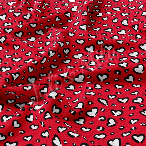 Valentine's Day Liverpool Bullet Textured Stretch Solid Strip Thick Knit Jersey Fabric