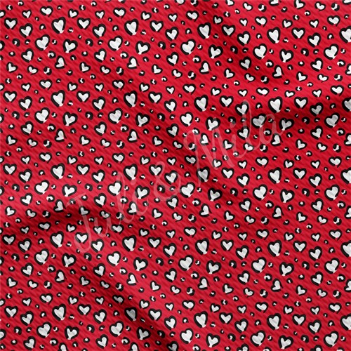 Valentine's Day Liverpool Bullet Textured Stretch Solid Strip Thick Knit Jersey Fabric