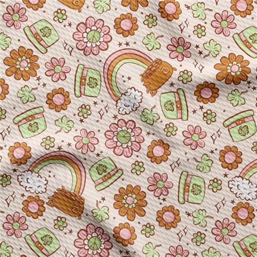 Printed Liverpool Fabric AA2508 St. Patrick's Day & Get a Free $89.99 Embroidery Bundle
