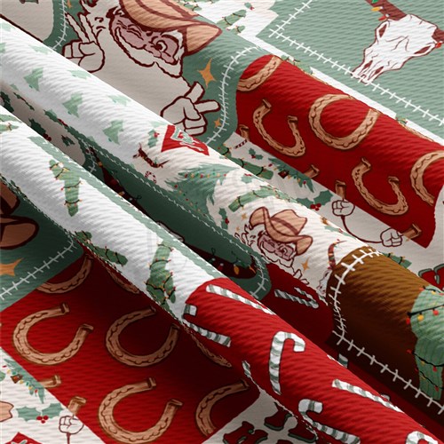 Christmas Printed Liverpool Fabric AA2158 & Get a Free $89.99 Embroidery Bundle