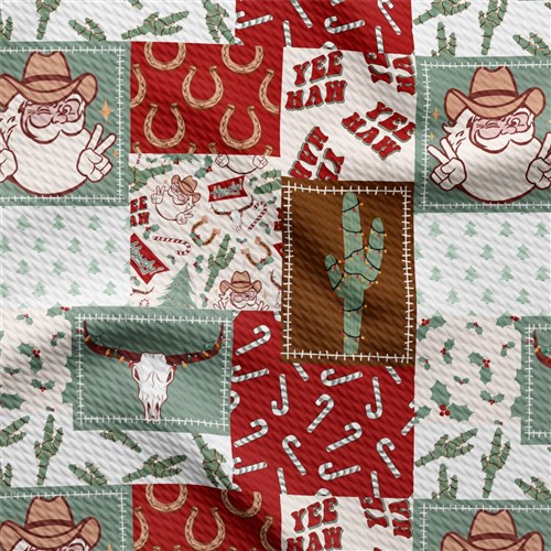 Christmas Printed Liverpool Fabric AA2158 & Get a Free $89.99 Embroidery Bundle