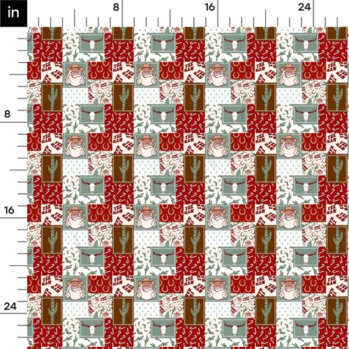 Christmas Printed Liverpool Fabric AA2158 & Get a Free $89.99 Embroidery Bundle