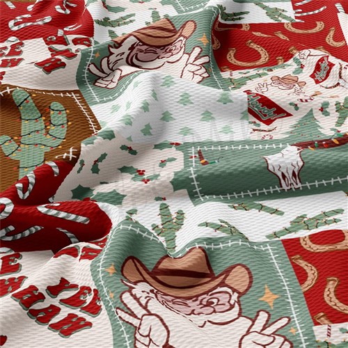 Christmas Printed Liverpool Fabric AA2158 & Get a Free $89.99 Embroidery Bundle