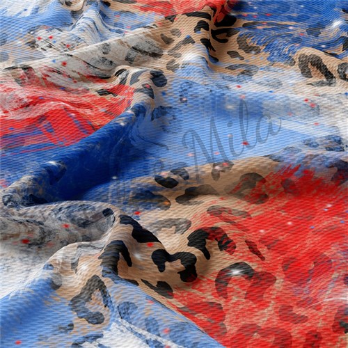 Patriotic 4th of July Printed Liverpool Fabric AA310 & Get a Free $89.99 Embroidery Bundle