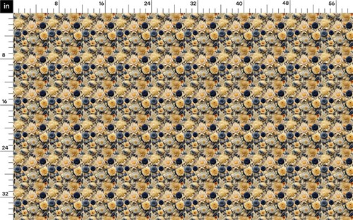 Floral flowers Embroidery Liverpool Bullet Textured Stretch Solid Strip Thick Knit Jersey Fabric