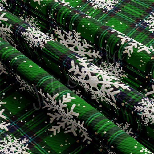 Christmas Printed Liverpool Bullet Textured Stretch Solid Strip Thick Knit Jersey Fabric