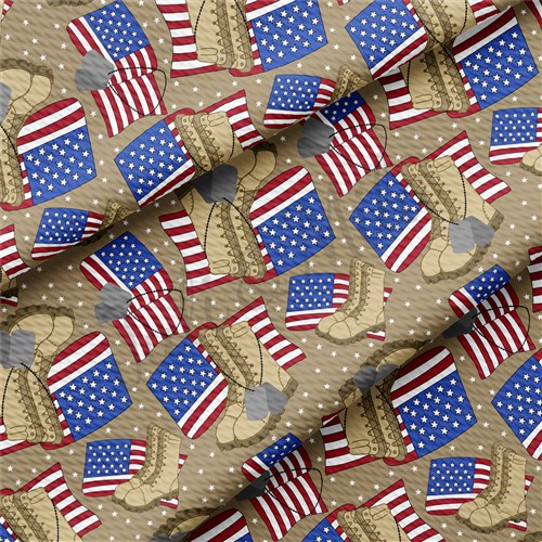 4th of July Patriotic Printed Liverpool AA1603 & Get a Free $89.99 Embroidery Bundle