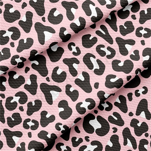 Valentine's Day Cheetah Liverpool Bullet Textured Stretch Solid Strip Thick Knit Jersey Fabric