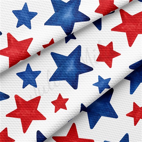 Patriotic 4th of July Printed Liverpool AA1613 & Get a Free $89.99 Embroidery Bundle
