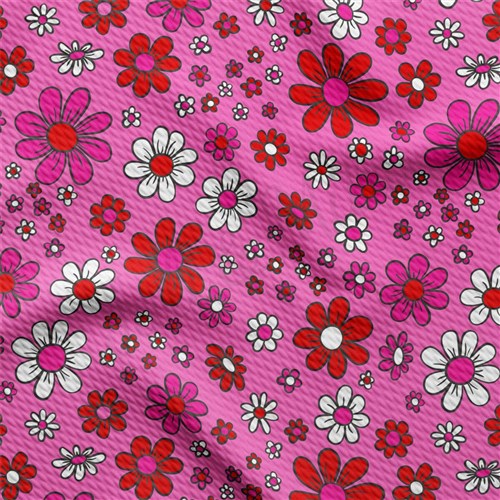Valentine's Day Liverpool Bullet Textured Stretch Solid Strip Thick Knit Jersey Fabric
