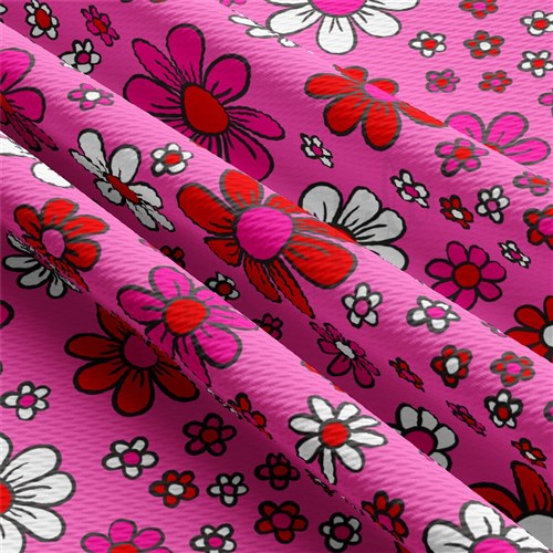 Valentine's Day Liverpool Bullet Textured Stretch Solid Strip Thick Knit Jersey Fabric