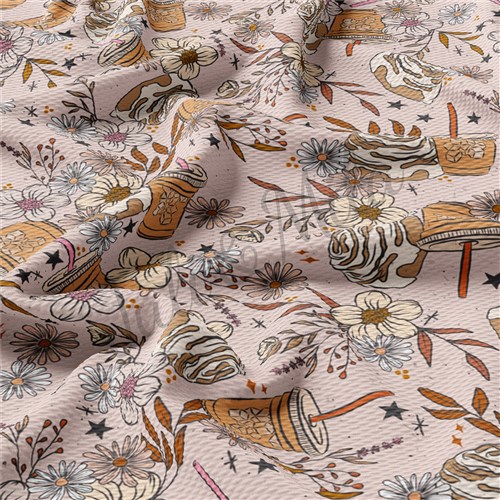 Fall Autumn Pumpkin Fabric Floral104 & Get a Free $89.99 Embroidery Bundle