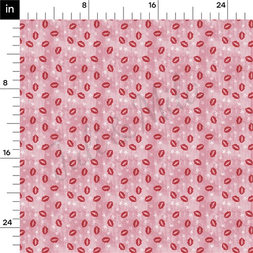 Valentine's Day Printed Liverpool Bullet Textured Stretch Solid Strip Thick Knit Jersey Fabric