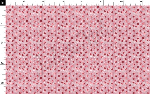 Valentine's Day Printed Liverpool Bullet Textured Stretch Solid Strip Thick Knit Jersey Fabric