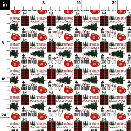 Christmas Christmas Liverpool Bullet Textured Stretch Solid Strip Thick Knit Jersey Fabric
