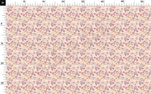Valentine's Day Printed Liverpool Bullet Textured Stretch Solid Strip Thick Knit Jersey Fabric