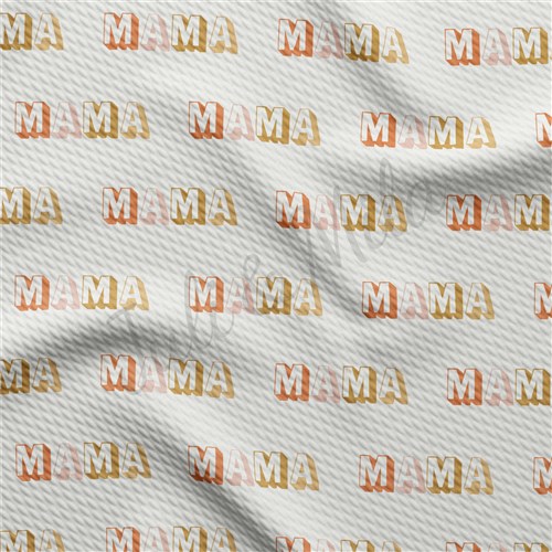 Mama Liverpool Bullet Textured Stretch Solid Strip Thick Knit Jersey Fabric