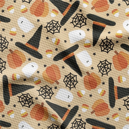 Autumn Fall Halloween Printed Liverpool Fabric AA1829 & Get a Free $89.99 Embroidery Bundle