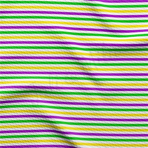 Mardi Gras AA2355 Liverpool Bullet Textured Stretch Solid Strip Thick Knit Jersey Fabric