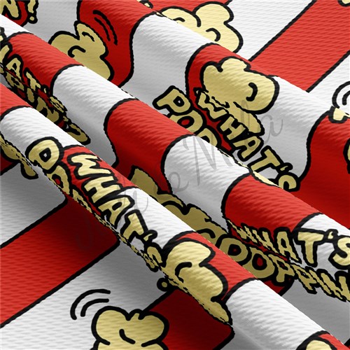 Popcorn TBP102 Liverpool Bullet Textured Stretch Solid Strip Thick Knit Jersey Fabric