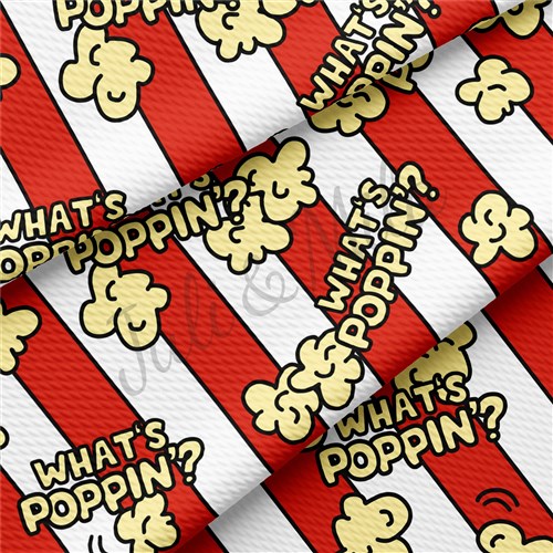 Popcorn TBP102 Liverpool Bullet Textured Stretch Solid Strip Thick Knit Jersey Fabric