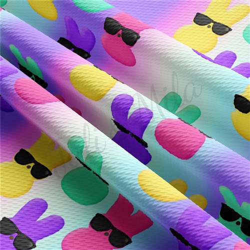 Easter East95 TBP101 Liverpool Bullet Textured Stretch Solid Strip Thick Knit Jersey Fabric