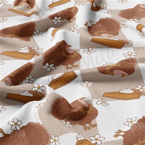 Thanksgiving Liverpool Bullet Textured Stretch Solid Strip Thick Knit Jersey Fabric
