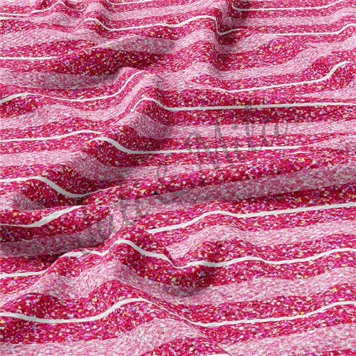 Printed Liverpool Bullet Textured Stretch Solid Strip Thick Knit Jersey Fabric