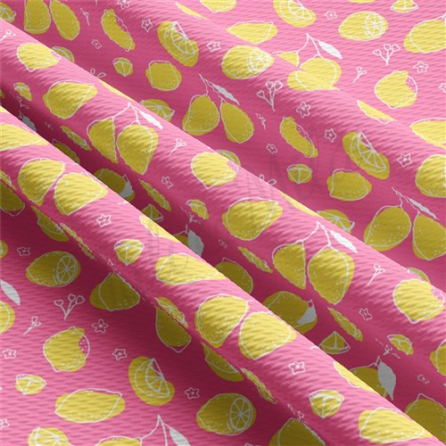 Lemon AA2405 Liverpool Bullet Textured Stretch Solid Strip Thick Knit Jersey Fabric