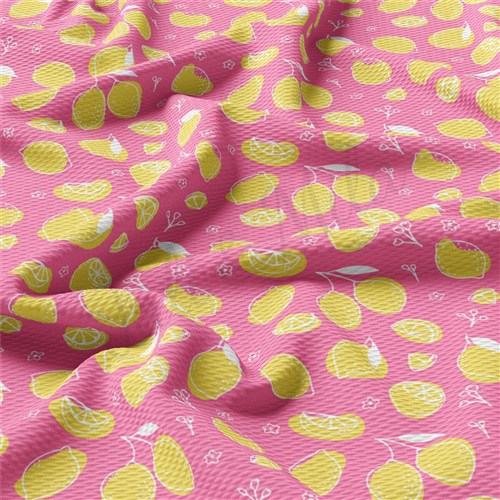 Lemon AA2405 Liverpool Bullet Textured Stretch Solid Strip Thick Knit Jersey Fabric