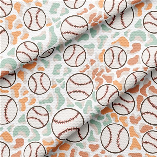 Printed Liverpool Fabric AA2510 Baseball & Get a Free $89.99 Embroidery Bundle