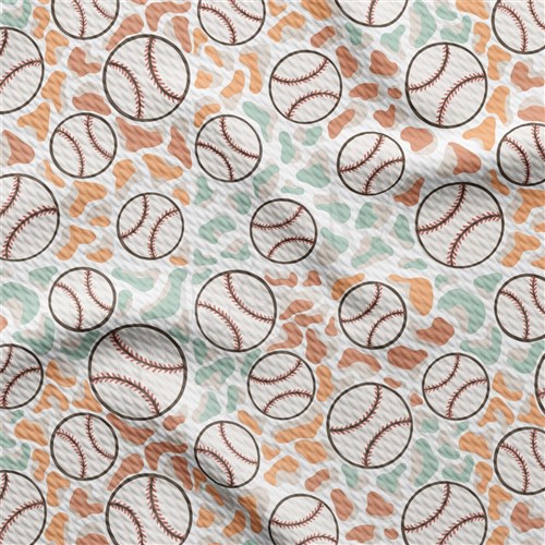 Printed Liverpool Fabric AA2510 Baseball & Get a Free $89.99 Embroidery Bundle