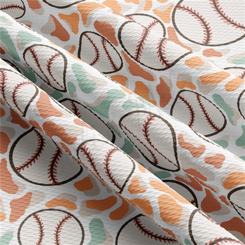 Printed Liverpool Fabric AA2510 Baseball & Get a Free $89.99 Embroidery Bundle