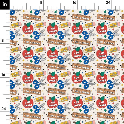 Back To School Printed Liverpool Bullet Textured Stretch Solid Strip Thick Knit Jersey Fabric