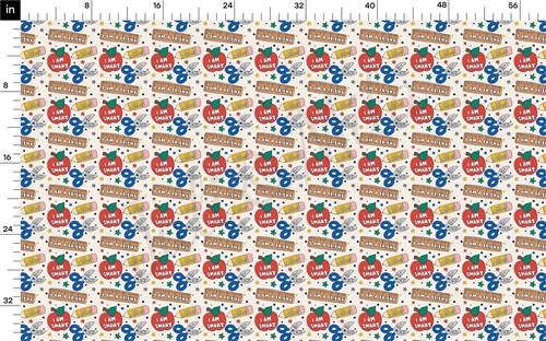 Back To School Printed Liverpool Bullet Textured Stretch Solid Strip Thick Knit Jersey Fabric
