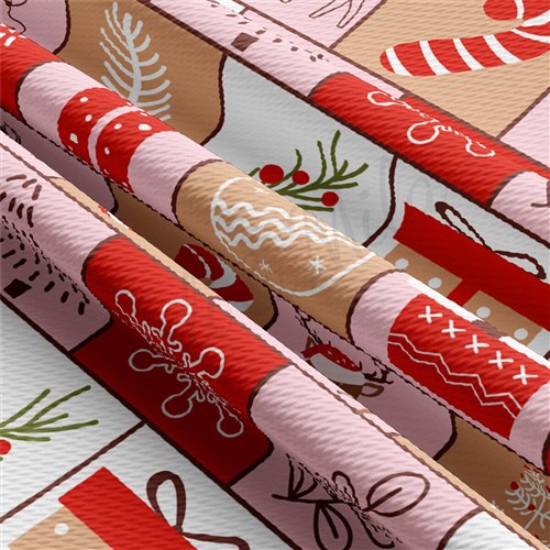 Christmas Printed Liverpool Fabric AA2168 & Get a Free $89.99 Embroidery Bundle