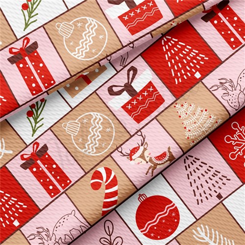 Christmas Printed Liverpool Fabric AA2168 & Get a Free $89.99 Embroidery Bundle