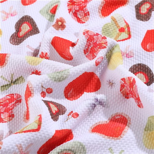 Printed Liverpool 4 Way Fabric Valentines day(V9) & Get a Free $89.99 Embroidery Bundle