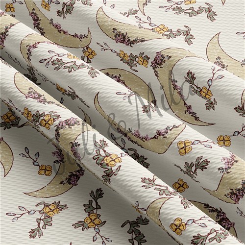 Floral Printed Liverpool 4 Way Fabric floral74 & Get a Free $89.99 Embroidery Bundle