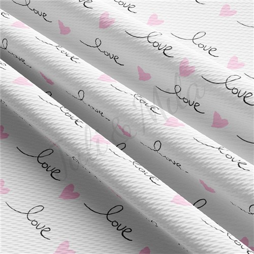 Valentine's Day Printed Liverpool Bullet Textured Stretch Solid Strip Thick Knit Jersey Fabric